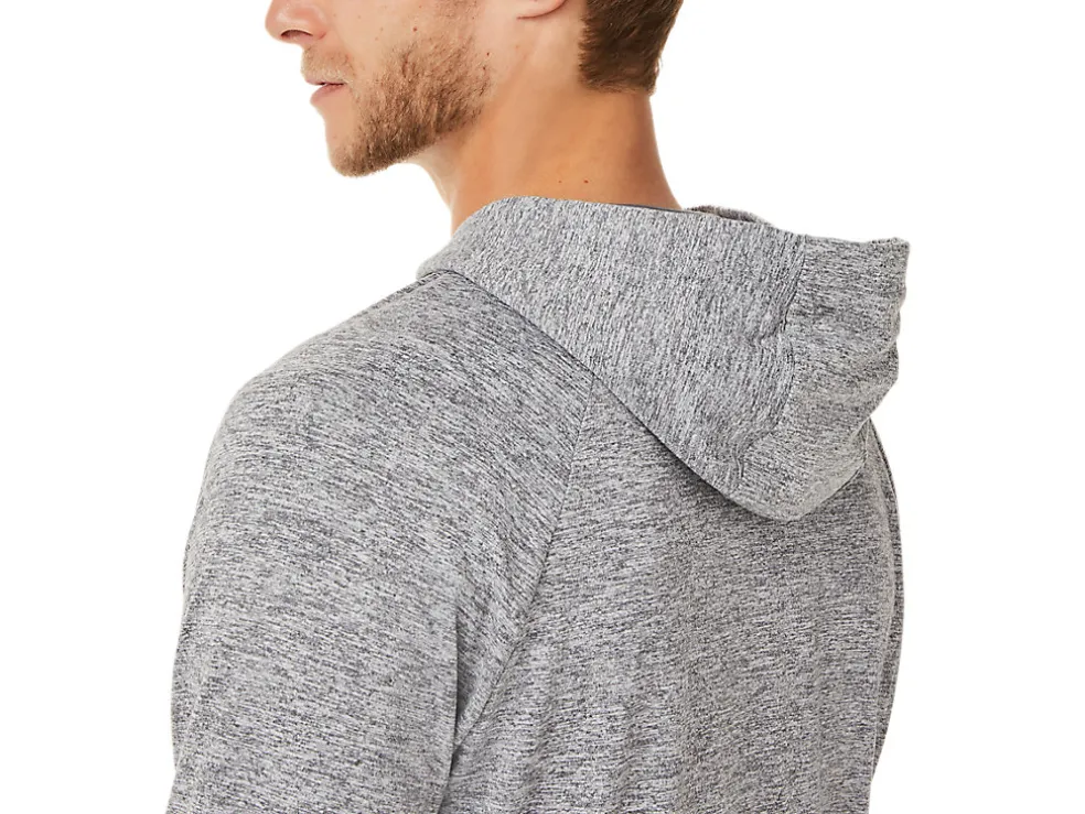 Outlet ASICS MEN TECH FULL ZIP HOODIE Carrier Grey Heather