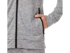 Outlet ASICS MEN TECH FULL ZIP HOODIE Carrier Grey Heather