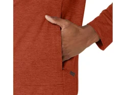 Hot ASICS MEN TECH FZ HOODIE 2.0 Spice Latte Spacedye