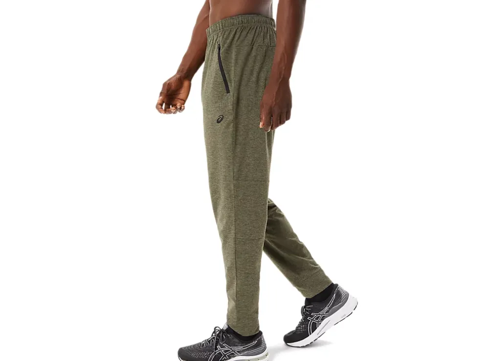 New ASICS MEN TECH JOGGER Mantle Green Heather