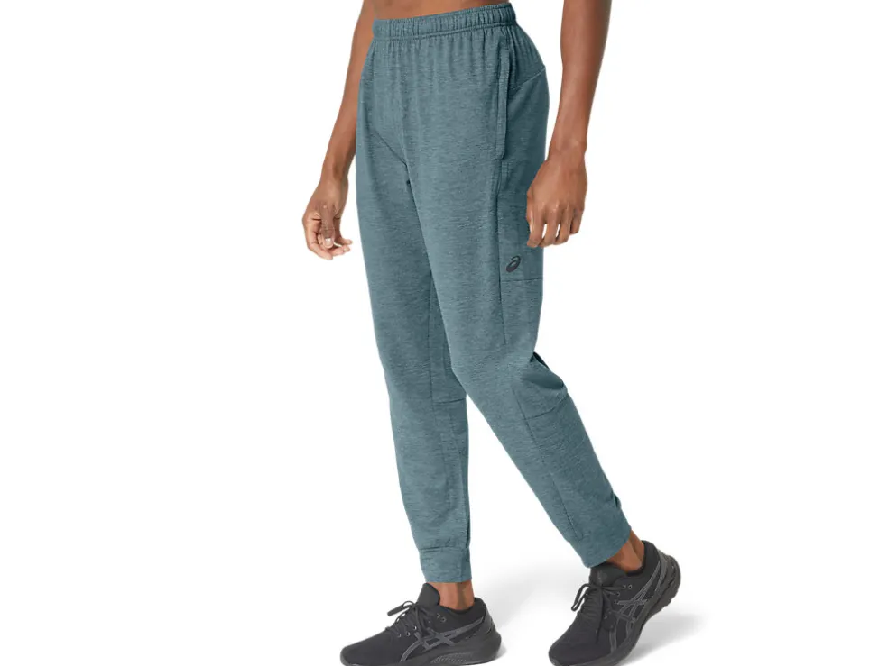 Best Sale ASICS MEN TECH PANT 2.0 Foggy Teal Spacedye