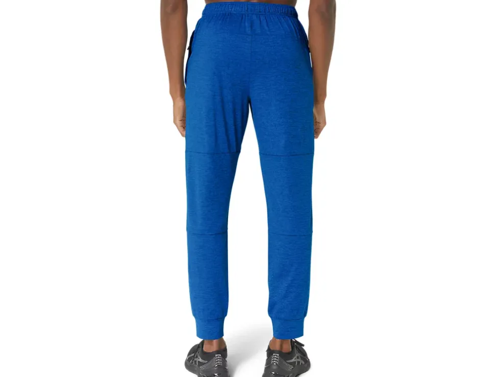 Online ASICS MEN TECH PANT 2.0 Tuna Blue Spacedye