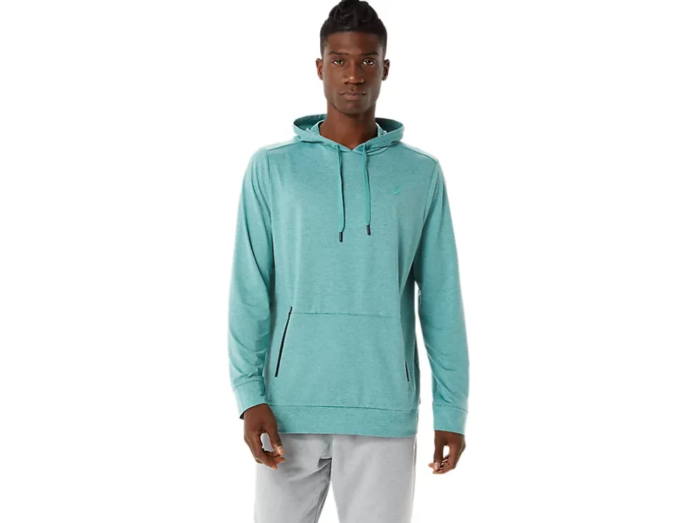Flash Sale ASICS MEN TECH PULLOVER HOODIE Sage Heather