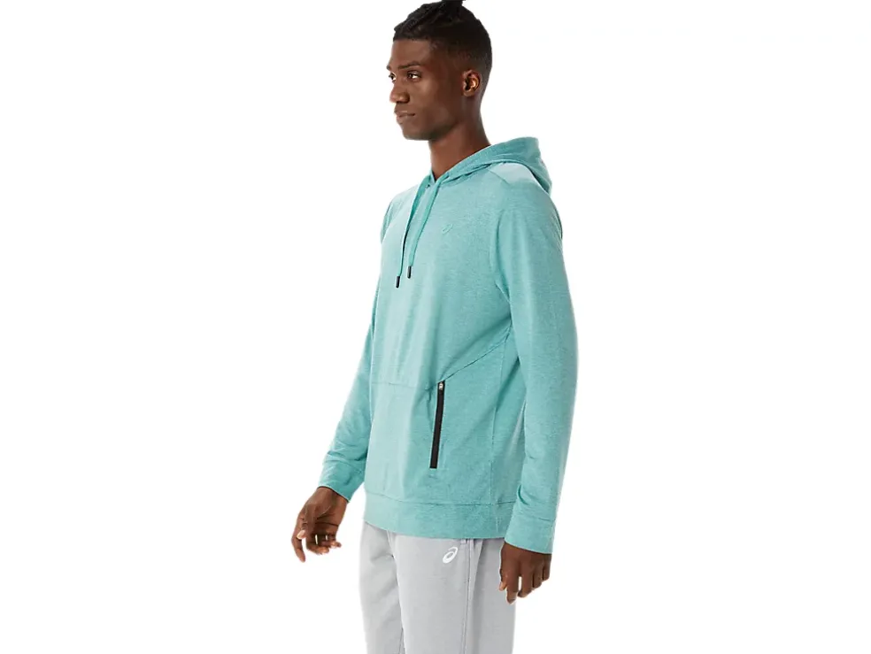 Flash Sale ASICS MEN TECH PULLOVER HOODIE Sage Heather