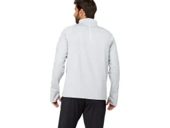 Hot ASICS MEN THERMOPOLIS QUARTER ZIP Light Grey Heather