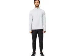 Hot ASICS MEN THERMOPOLIS QUARTER ZIP Light Grey Heather