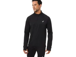 Cheap ASICS MEN THERMOPOLIS WINTER 1/2 ZIP Performance Black