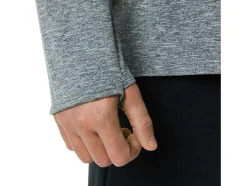 Cheap ASICS MEN TRAIN SANA 1/2 ZIP Dark Grey Heather