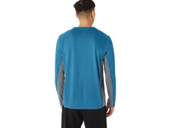 Cheap ASICS MEN TRAIN SANA LONG SLEEVE Island Blue/Sheet Rock