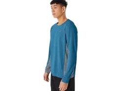 Cheap ASICS MEN TRAIN SANA LONG SLEEVE Island Blue/Sheet Rock