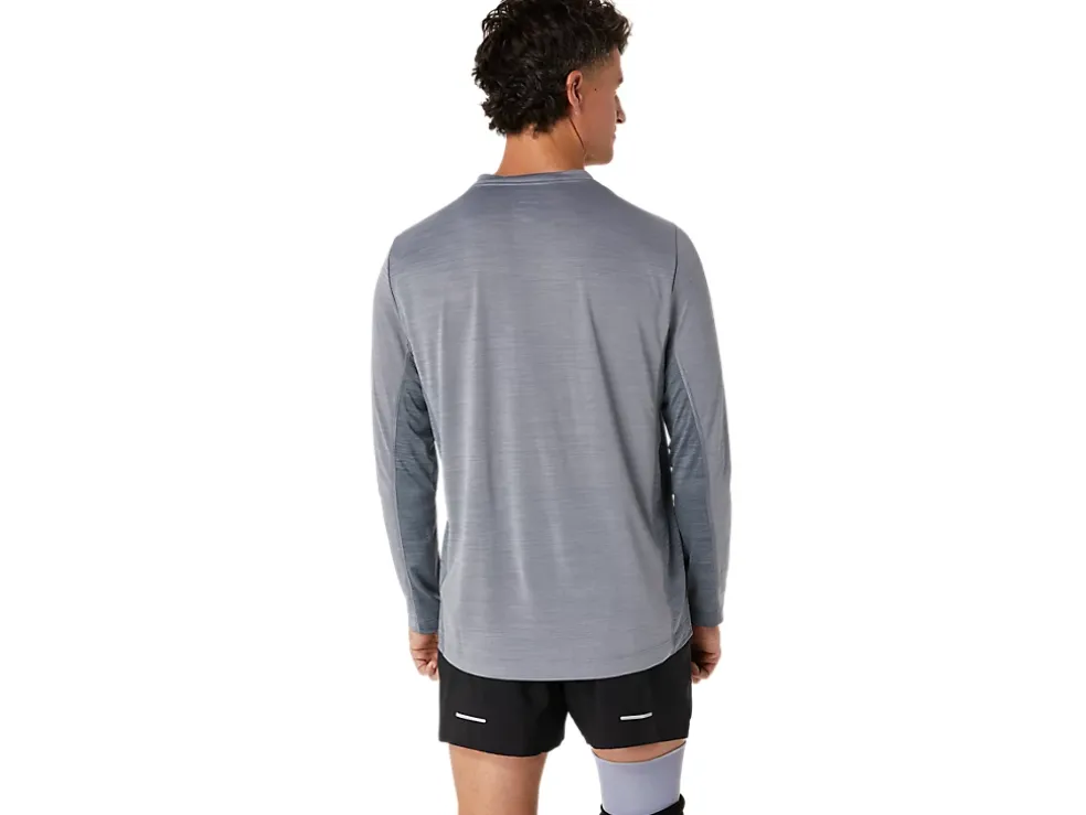Cheap ASICS MEN TRAIN SANA LONG SLEEVE Sheet Rock/Metropolis