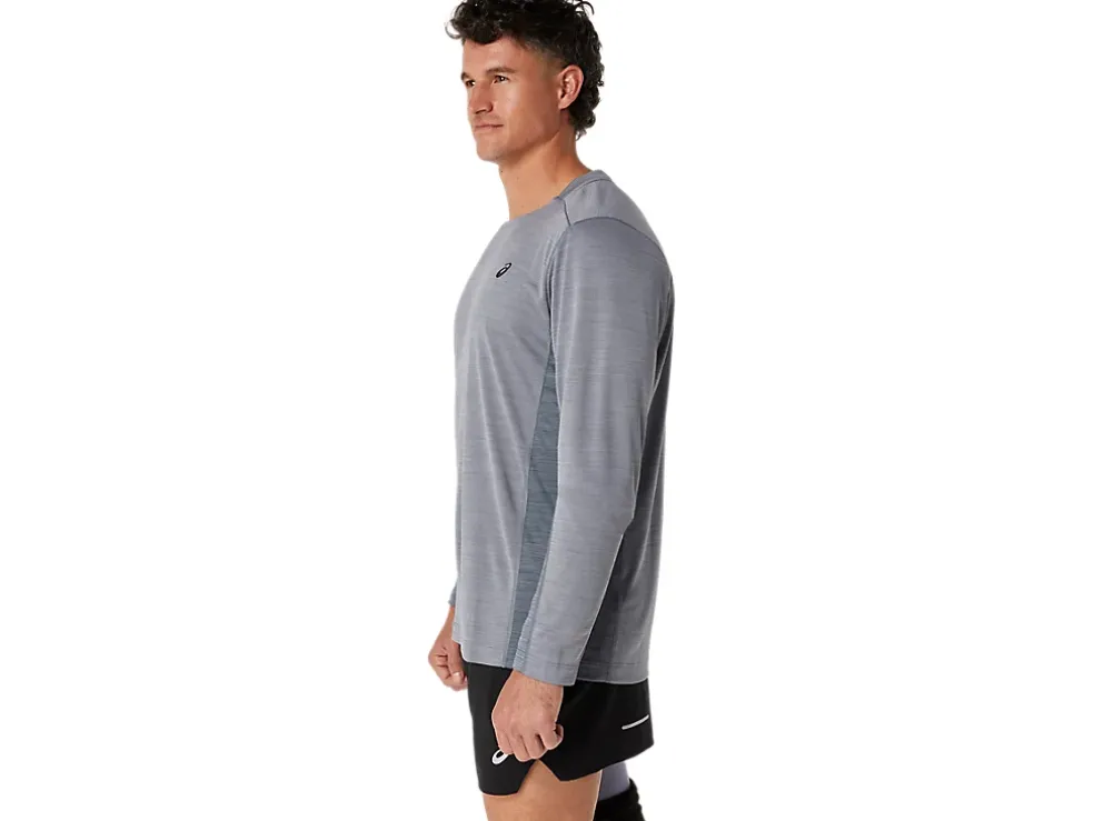 Cheap ASICS MEN TRAIN SANA LONG SLEEVE Sheet Rock/Metropolis