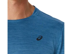 Fashion ASICS MEN TRAIN SANA LONG SLEEVE Azure/Metropolis