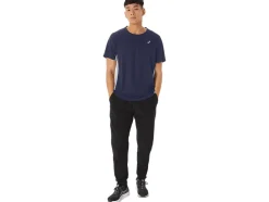 Fashion ASICS MEN TRAIN SANA SHORT SLEEVE Peacoat/Sheet Rock