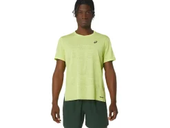 Shop ASICS MEN VENTILATE ACTIBREEZE SHORT SLEEVE TOP Glow Yellow