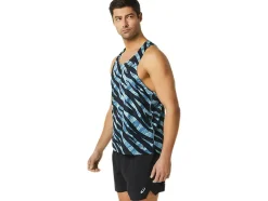 Outlet ASICS MEN VENTILATE ACTIBREEZE SINGLET Azure/Performance Black