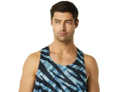 Outlet ASICS MEN VENTILATE ACTIBREEZE SINGLET Azure/Performance Black