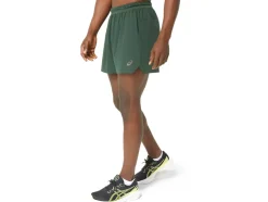 Cheap ASICS MEN VENTILATE 5IN SHORT Rain Forest
