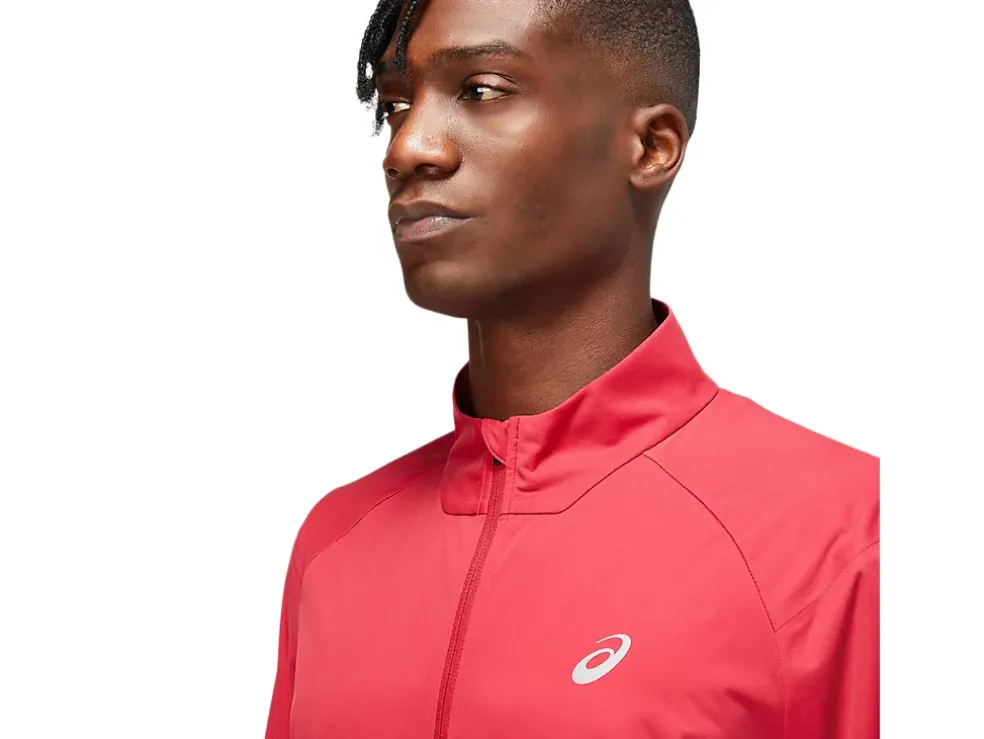 Outlet ASICS MEN VENTILATE JACKET Burgundy/Electric Red