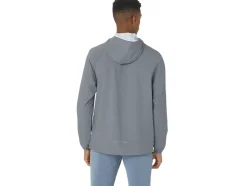 Clearance ASICS MEN WATERPROOF JACKET Sheet Rock/Lime Zest