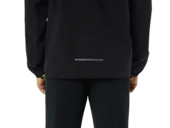 Cheap ASICS MEN WATERPROOF JACKET Performance Black/Lime Zest