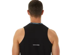 Flash Sale ASICS MEN WILD CAMO SINGLET Azure/Performance Black