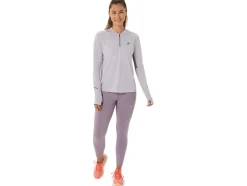 New ASICS METARUN 1/2 ZIP LONG SLEEVE TOP Dusk Violet/Violet Quartz
