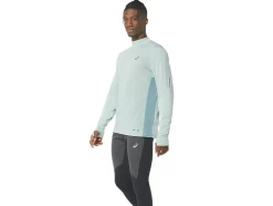 New ASICS METARUN MOCK NECK LONG SLEEVE TOP Ocean Haze/Foggy Teal