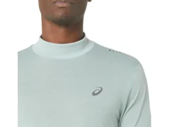 New ASICS METARUN MOCK NECK LONG SLEEVE TOP Ocean Haze/Foggy Teal