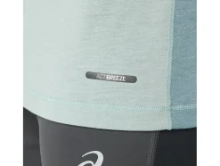 New ASICS METARUN MOCK NECK LONG SLEEVE TOP Ocean Haze/Foggy Teal