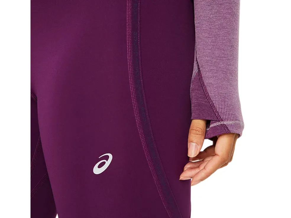 Outlet ASICS METARUN MOCK NECK LONG SLEEVE TOP Deep Mauve