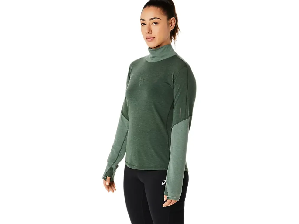 Flash Sale ASICS METARUN MOCK NECK LONG SLEEVE TOP Rain Forest