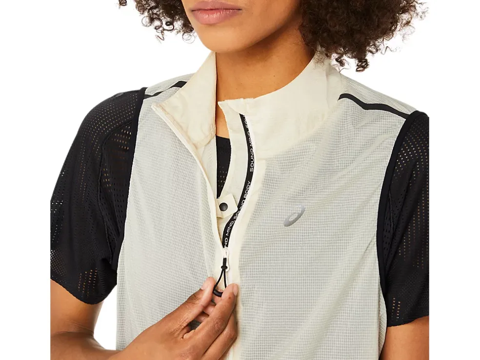 Cheap ASICS METARUN PACKABLE GILET Birch