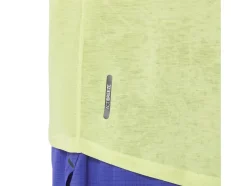 Hot ASICS METARUN PATTERN SHORT SLEEVE TOP Glow Yellow