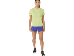 Hot ASICS METARUN PATTERN SHORT SLEEVE TOP Glow Yellow