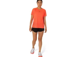 Cheap ASICS METARUN SHORT SLEEVE TOP Sunrise Red