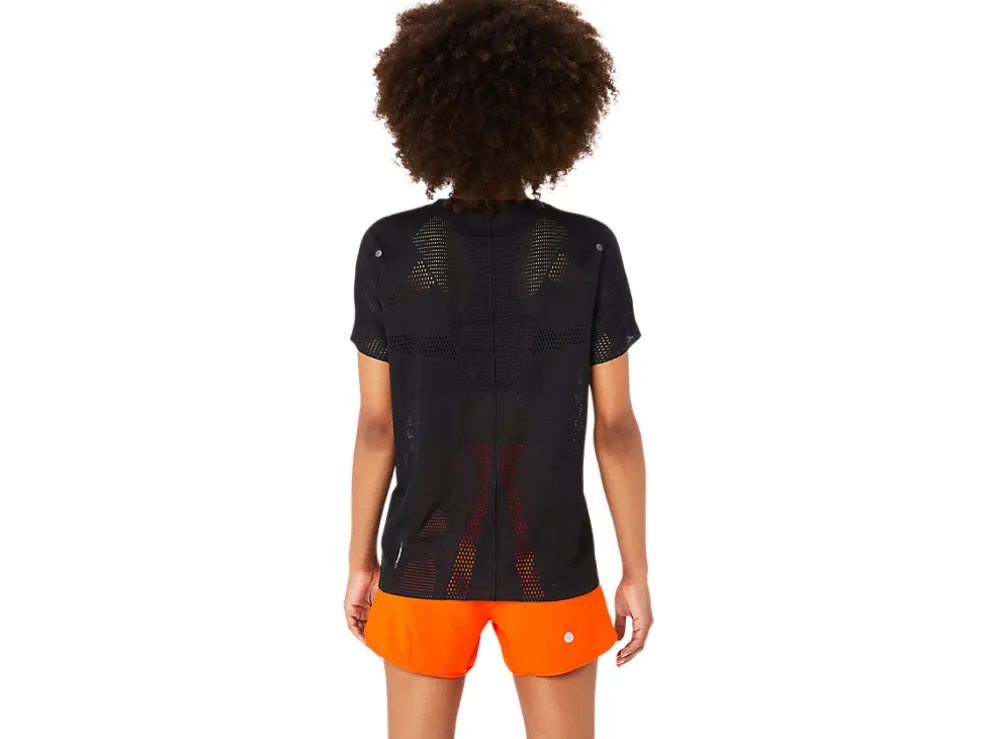 Outlet ASICS METARUN SHORT SLEEVE TOP Performance Black