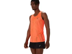 Discount ASICS METARUN SINGLET Sunrise Red