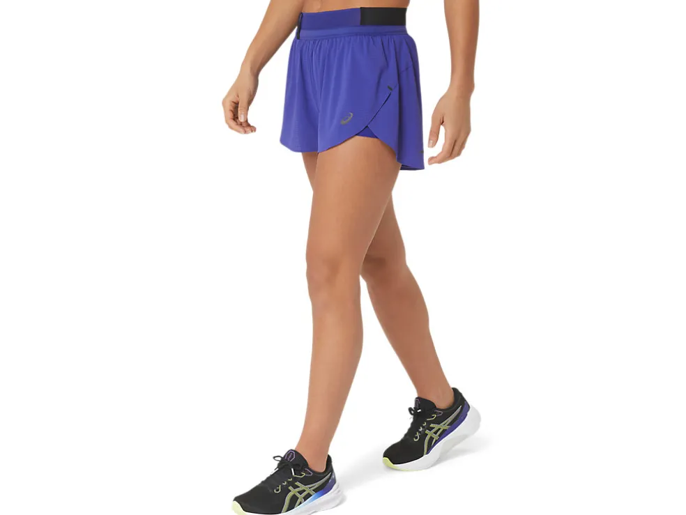 New ASICS METARUN SPLIT SHORT Eggplant
