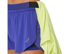 New ASICS METARUN SPLIT SHORT Eggplant