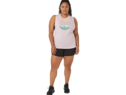 Outlet ASICS MOUNTAIN MUSCLE TANK Barely Rose