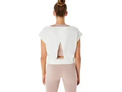 Shop ASICS NAGINO FLEX SHORT SLEEVE TOP Cream