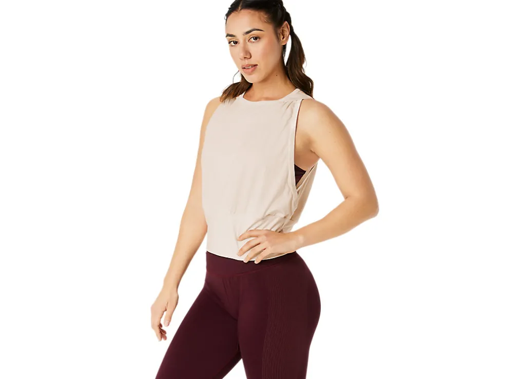 Clearance ASICS NAGINO FLEX SLEEVELESS TOP Rose Dust