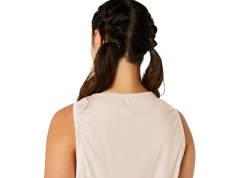 Clearance ASICS NAGINO FLEX SLEEVELESS TOP Rose Dust