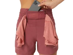 Best Sale ASICS NAGINO 4IN RUN SHORT Brisket Red