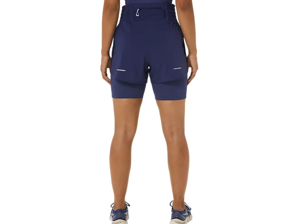 Clearance ASICS NAGINO 4IN RUN SHORT Indigo Blue