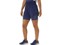 Clearance ASICS NAGINO 4IN RUN SHORT Indigo Blue