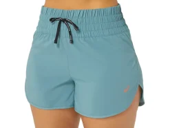 Hot ASICS NAGINO 4IN RUN SHORT Foggy Teal