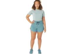 Hot ASICS NAGINO 4IN RUN SHORT Foggy Teal