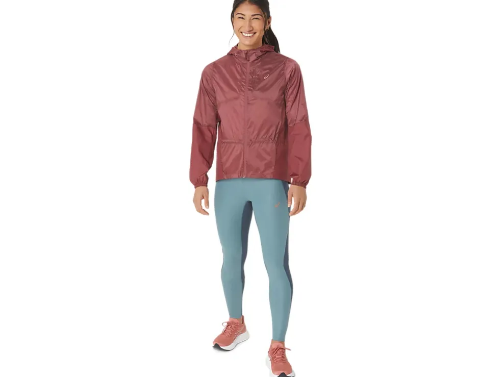 Cheap ASICS NAGINO PACKABLE RUN JACKET Brisket Red